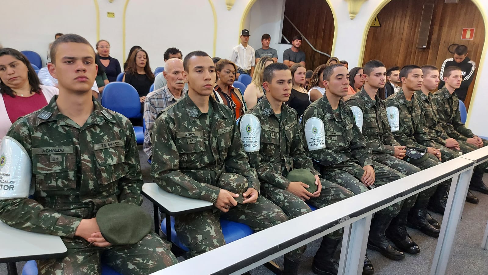 Atiradores homenageados