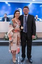 Ver. Flávio Togni homenageou a Dra Ângela Borges de Carvalho Campos, médica ginecologista e obstetra.