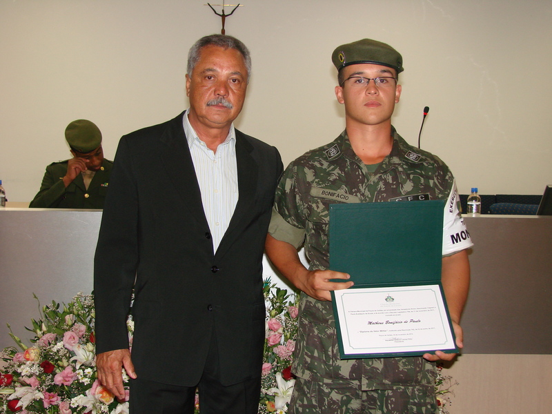 Solenidade de entrega do "Diploma Valor Militar"-2012