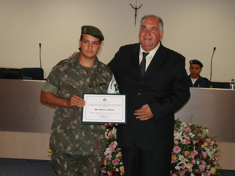 Solenidade de entrega do "Diploma Valor Militar"-2012