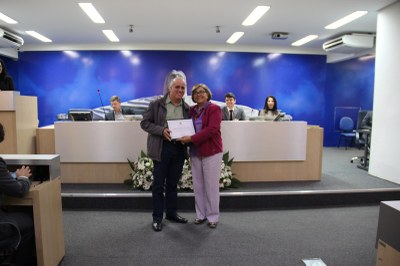 Solenidade de homenagem de entrega do Diploma de Mérito Ambiental e Sustentável