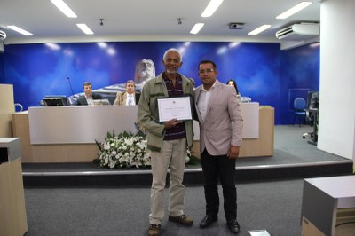 Solenidade de homenagem de entrega do Diploma de Mérito Ambiental e Sustentável