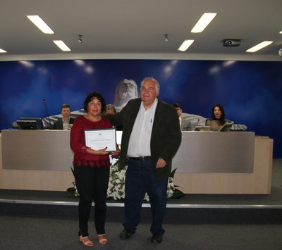 Solenidade de homenagem de entrega do Diploma de Mérito Ambiental e Sustentável