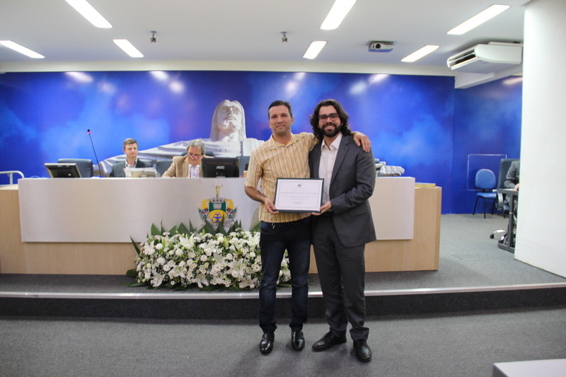 Solenidade de homenagem de entrega do Diploma de Mérito Ambiental e Sustentável