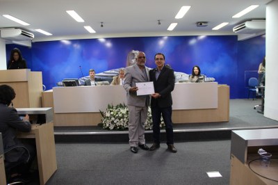 Solenidade de homenagem de entrega do Diploma de Mérito Ambiental e Sustentável