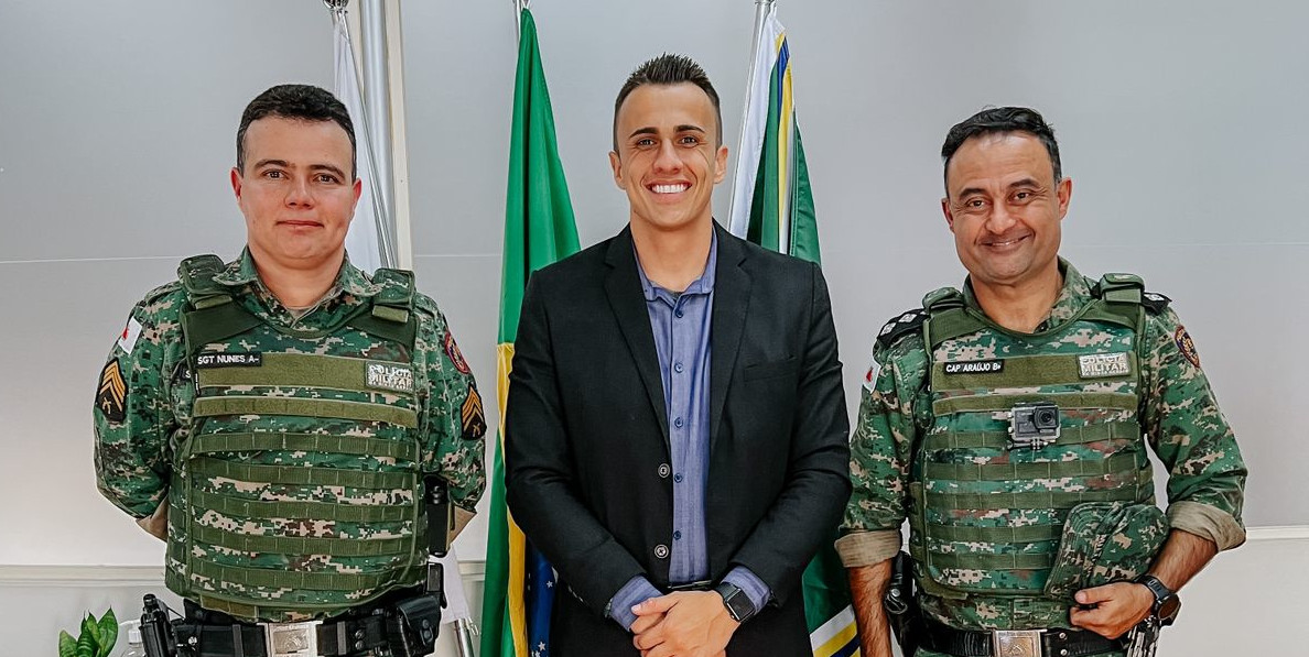 Douglas Dofu e Polícia Militar discutem ações para fortalecer o tema educação ambiental no município