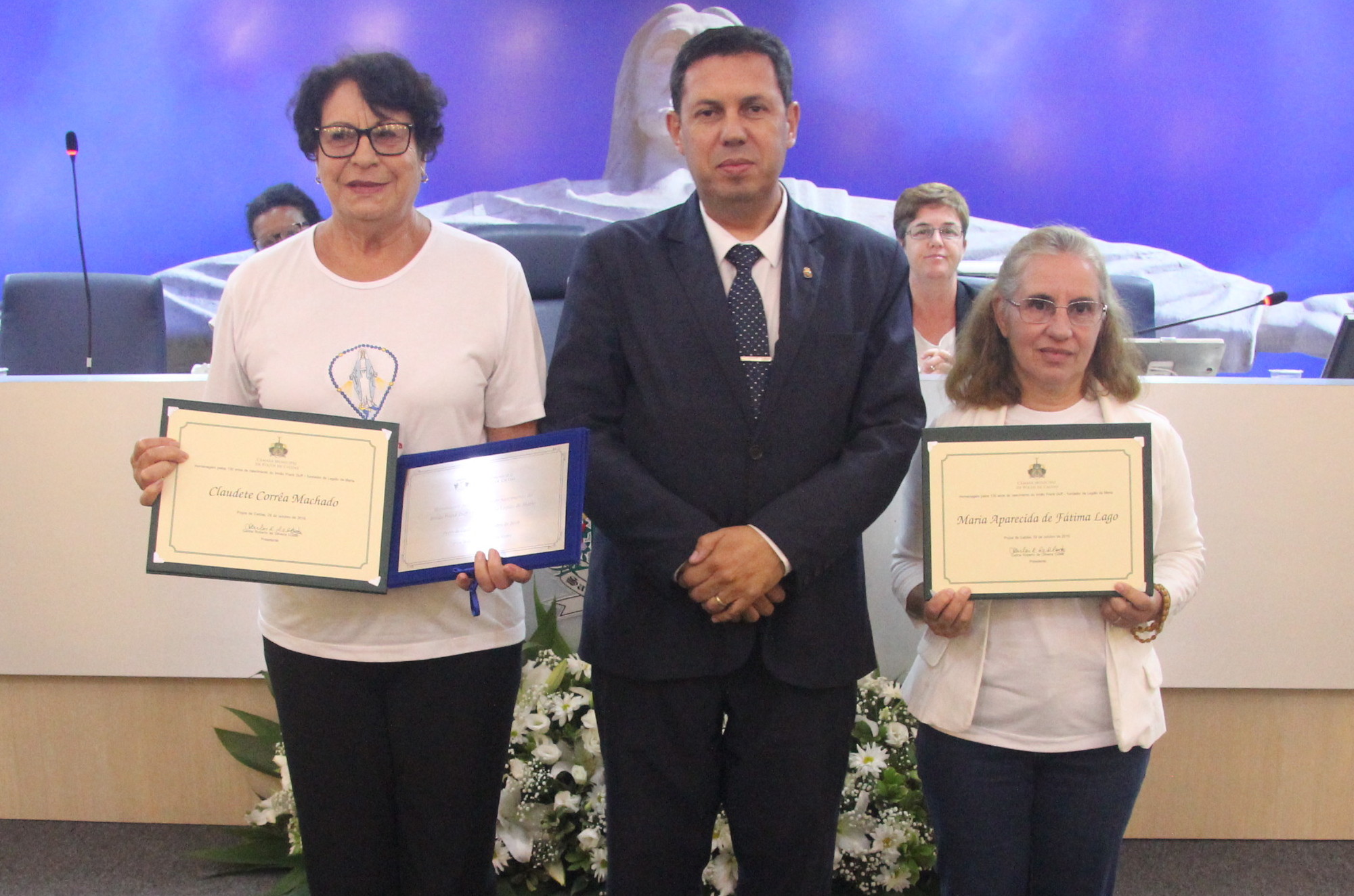 Legião de Maria recebe homenagem da Câmara