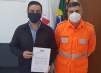 Presidente solicita apoio do deputado Mauro Tramonte para melhorias no Corpo de Bombeiros